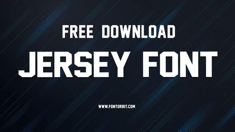 Jersey Font: A Stylish Typeface For Your Designs