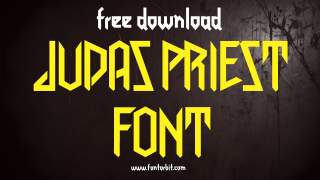 Judas Priest Font: The Bold Typeface For Rock And Metal Projects