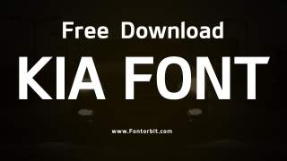 Kia Font: A Perfect Blend Of Style And Functionality