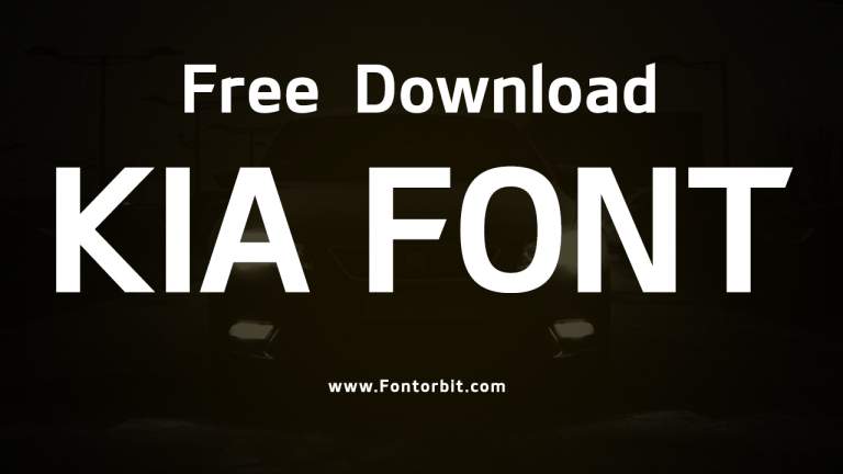 Kia Font: A Perfect Blend Of Style And Functionality