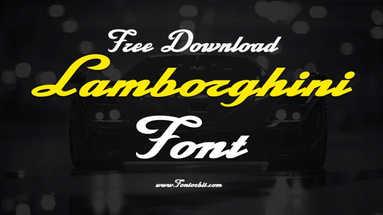 Lamborghini Font Features and Typography Secrets