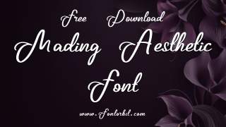 Mading Aesthetic Font Is A Game-Changer For Your Layouts