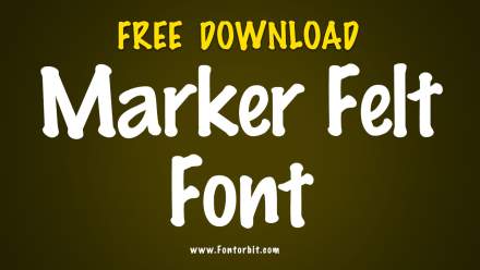 Marker Felt Font A Stylish Handwritten Typeface