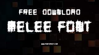 Explore The Bold Features Of Melee Font