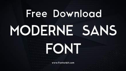 Unleash Creativity With Moderne Sans Font
