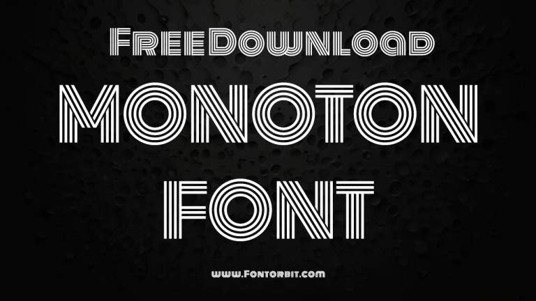 Why Choose Monoton Font For Your Design Projects