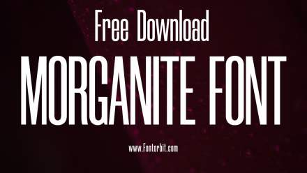 Morganite Font: Perfect For Bold And Minimalist Designs