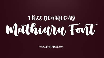 Bring Harmony To Your Designs With Muthiara Font