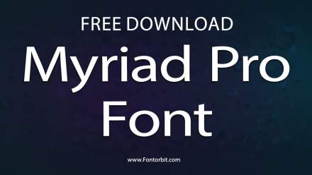 Myriad Pro Font A Timeless Typeface For Creativity