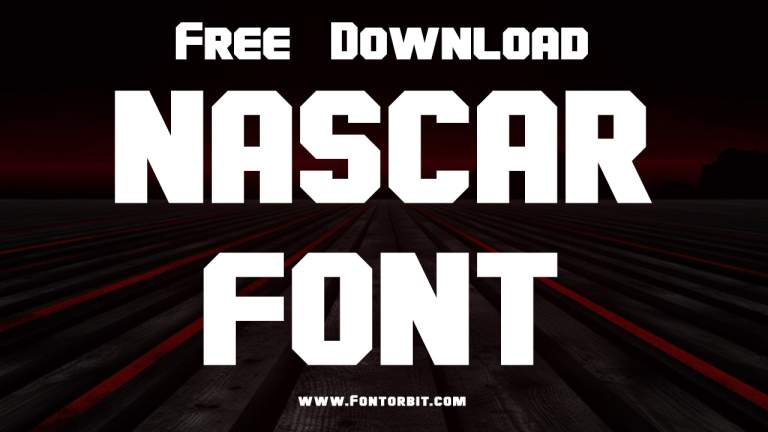 Explore NASCAR Font for Unique Designs