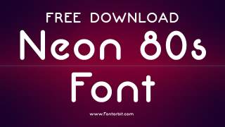 Neon 80s Font: Perfect For Vintage And Retro Style Projects