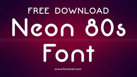 Neon 80s Font: Perfect For Vintage And Retro Style Projects