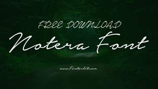 Explore The Versatility Of Notera Font