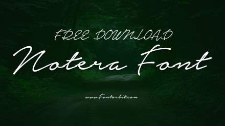 Explore The Versatility Of Notera Font