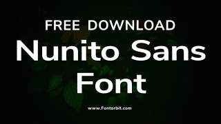 Explore The Versatility Of Nunito Sans Font