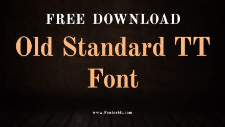 Old Standard TT Font A Classic Typeface For Every Project