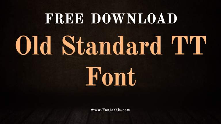 Old Standard TT Font