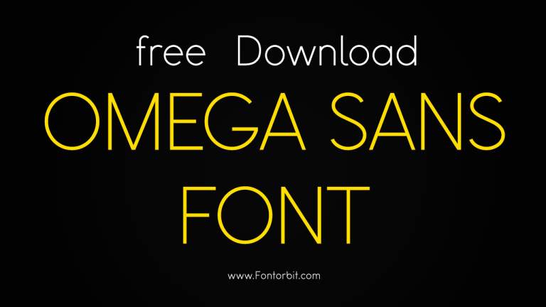 Omega Sans Font