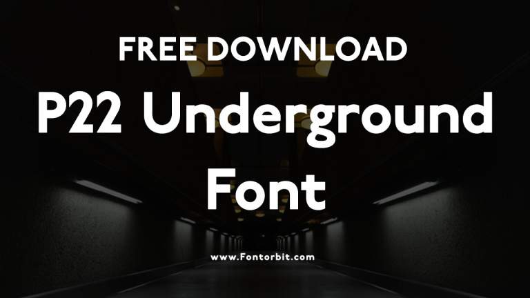 P22 Underground Font: A Bold Typeface For Modern Design