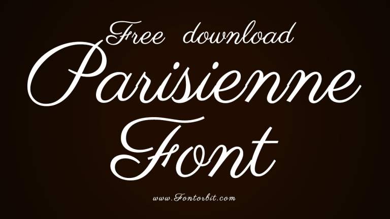 Let Parisienne Font Add Soul To Your Creations