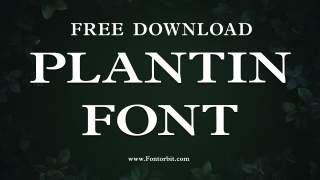 Plantin Font A Classic Typeface For Modern Design