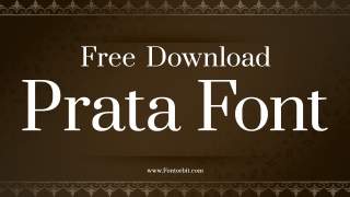 Prata Font The Perfect Choice For Sophisticated Typography
