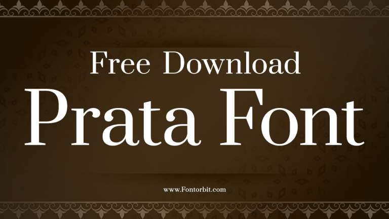 Prata Font The Perfect Choice For Sophisticated Typography