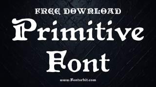 Primitive Font: Perfect For Minimalistic Designs