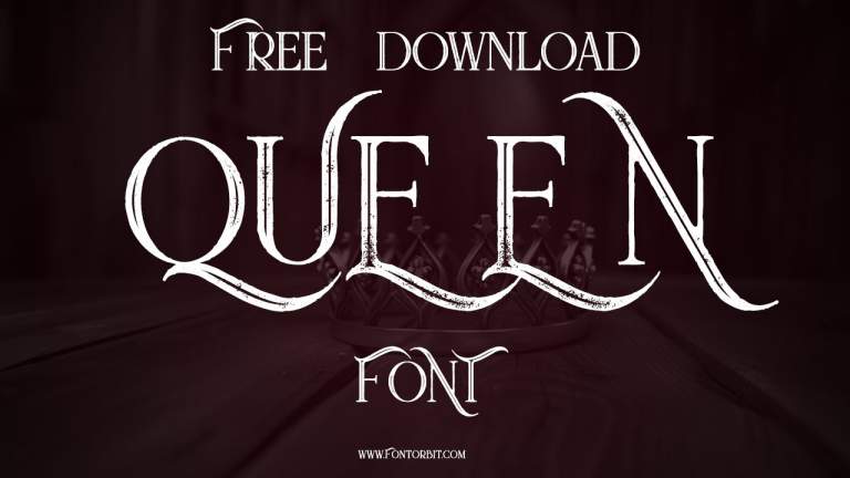 Queen Font: Elegant Typeface For Design Masterpieces