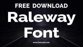 Raleway Font – Elegant And Versatile Sans-Serif Typeface