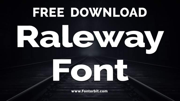 Raleway Font – Elegant And Versatile Sans-Serif Typeface