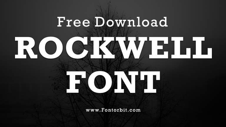 Rockwell Font: A Perfect Blend Of Bold And Stylish