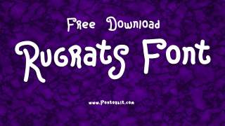 Explore The Fun Rugrats Font For Your Designs