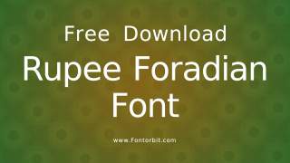 Rupee Foradian Font: A Unique Typeface For Creative Projects
