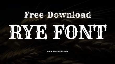 Enhance Your Designs With Rye Font