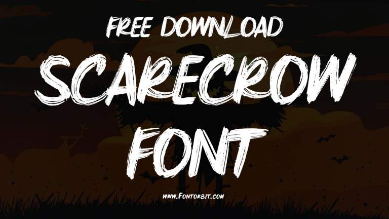 Scarecrow Font: Add Raw Energy And Authenticity To Your Designs