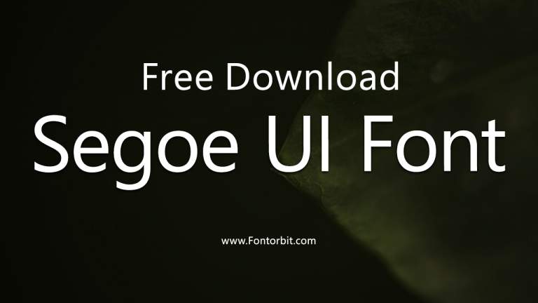 Discover the Versatility of Segoe UI Font
