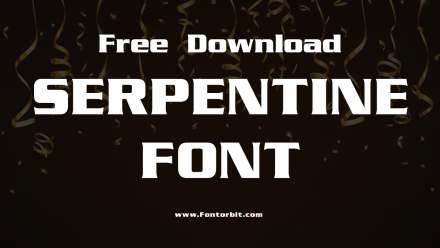 Discover The Elegance Of Serpentine Font