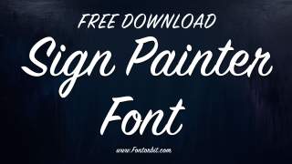 Sign Painter Font Aesthetic For Your Projects