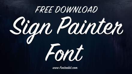 Sign Painter Font Aesthetic For Your Projects