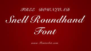 Snell Roundhand Font Timeless Elegance For Projects