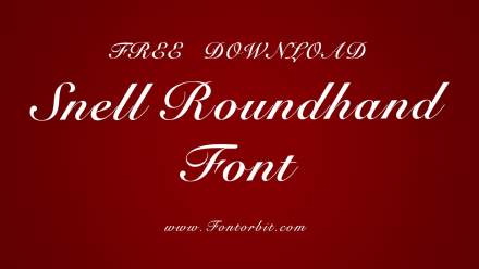 Snell Roundhand Font Timeless Elegance For Projects