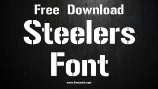 Why Steelers Font Is Perfect For Your Projects