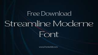 Streamline Moderne Font: A Versatile Typeface Inspired By The Art Deco Era