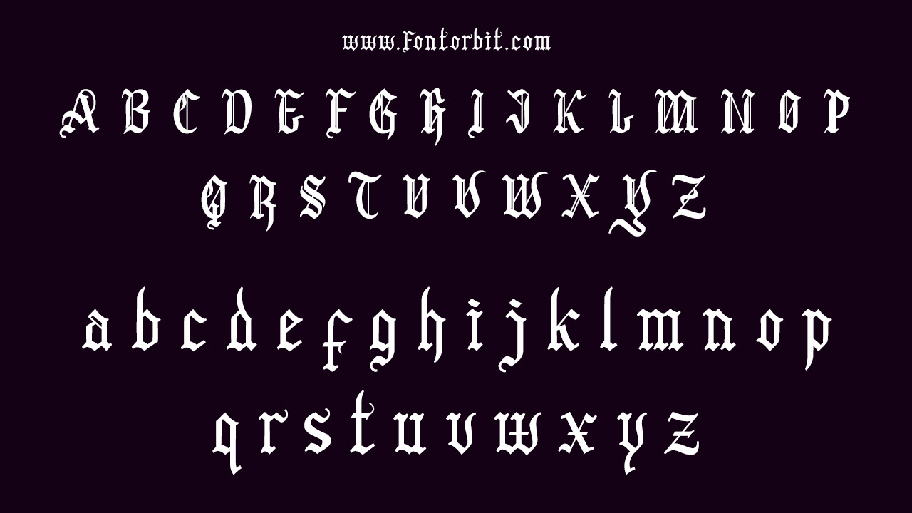 Styles Of The Black Clover Font (Font Family)