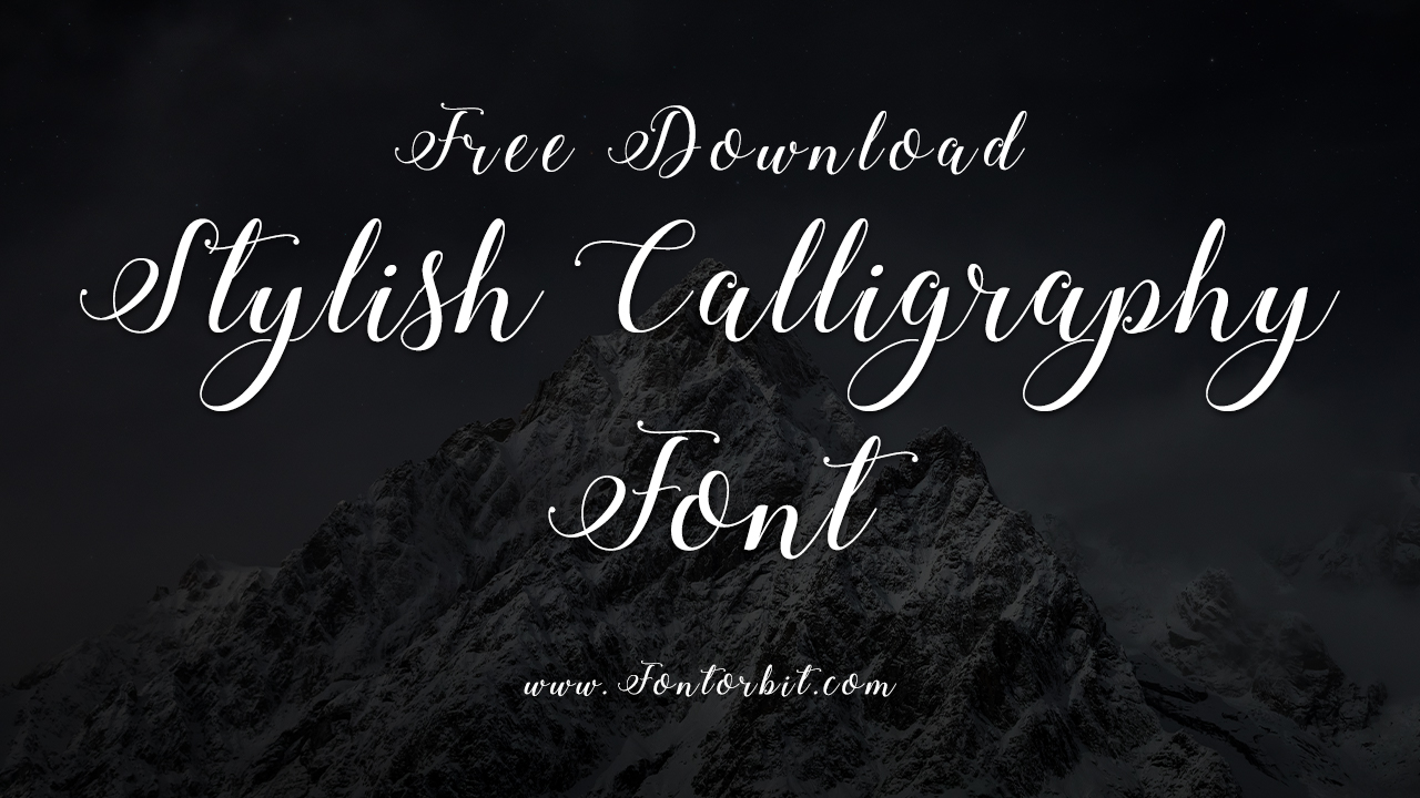 Stylish Calligraphy Font