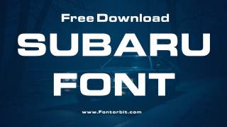 Unleash Creativity With The Unique Subaru Font
