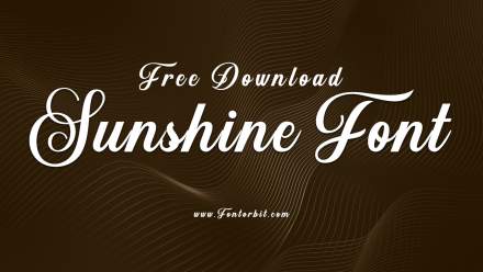 Make Your Message Shine With The Sunshine Font