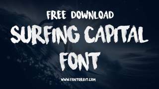 Surfing Capital Font – Stylish And Playful Typeface