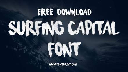 Surfing Capital Font – Stylish And Playful Typeface
